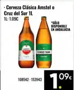 Family Cash Cerveza Clásica Amstel o Cruz del Sur oferta