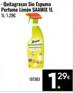 Family Cash SAAMIX Quitagrasas Sin Espuma Perfume Limón oferta