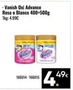 Family Cash VANISH Oxi Advance Rosa o Blanco oferta