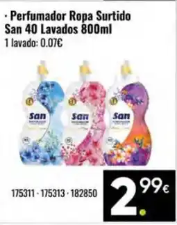 Family Cash Perfumador Ropa Surtido San 40 Lavados oferta