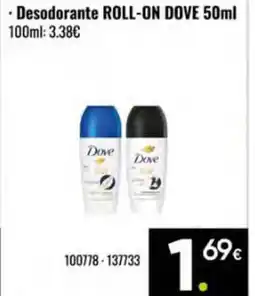 Family Cash DOVE Desodorante roll-on oferta