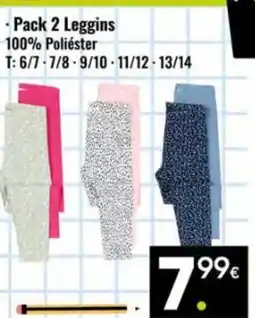 Family Cash Pack 2 Leggins oferta