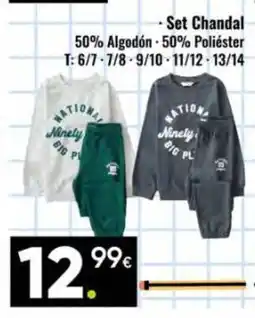 Family Cash Set Chandal oferta