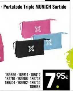 Family Cash MUNICH Portatodo Triple Surtido oferta