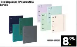 Family Cash SAFTA Exp Carpeblock PP Foam Surtido oferta