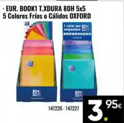 Family Cash OXFORD 5 Colores Fríos o Cálidos oferta