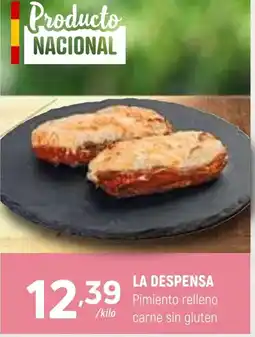 Coviran LA DESPENSA Pimiento relleno carne sin gluten oferta