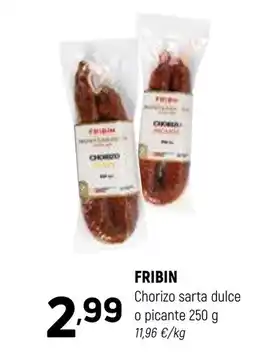 Coviran FRIBIN Chorizo sarta dulce o picante oferta