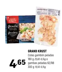 Coviran GRAND KRUST Colas gambón peladas oferta