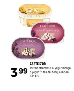 Coviran CARTE D'OR Tarrina stracciatella, yogur mango o yogur frutas del bosque oferta