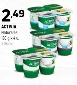 Coviran ACTIVIA Naturales oferta