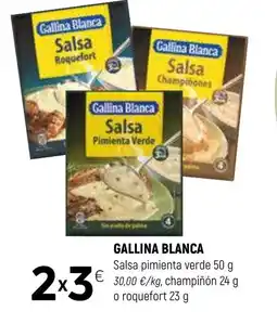 Coviran GALLINA BLANCA Salsa pimienta verde oferta