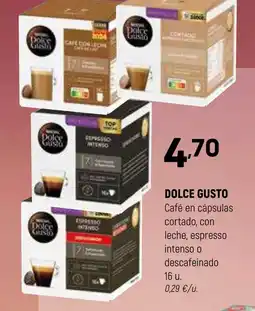 Coviran DOLCE GUSTO Café en cápsulas cortado, con leche, espresso intenso o descafeinado oferta