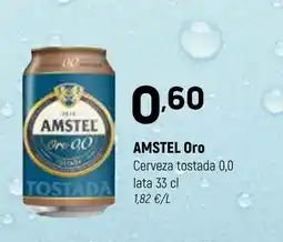 Coviran AMSTEL Oro Cerveza tostada 0,0 lata oferta