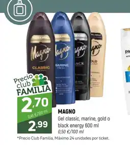 Coviran MAGNO Gel classic, marine, gold o black energy oferta