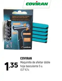 Coviran COVIRAN Maquinilla de afeitar doble hoja basculante oferta