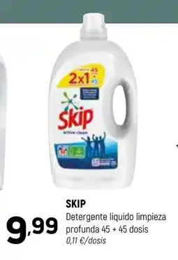 Coviran SKIP Detergente líquido limpieza profunda oferta