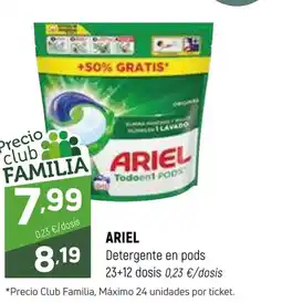 Coviran ARIEL Detergente en pods oferta