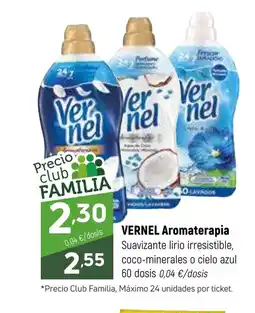 Coviran VERNEL Aromaterapia Suavizante lirio irresistible coco-minerales o cielo azul oferta