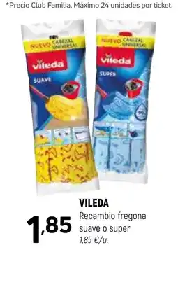 Coviran VILEDA Recambio fregona suave o super oferta