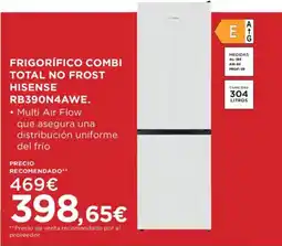 Hipercor Frigorífico combi total no frost oferta