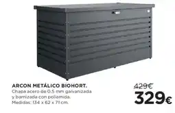 Hipercor Arcon metálico biohort oferta