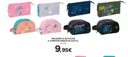 Hipercor Neceser o estuche 3 compartimentos safta oferta