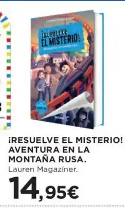 Hipercor Resuelve el misterio! aventura en la montaña rusa oferta