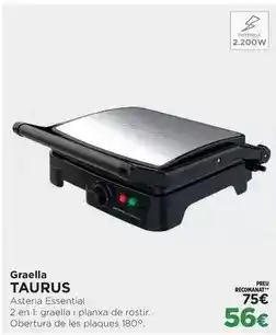 El Corte Inglés Taurus - graella oferta