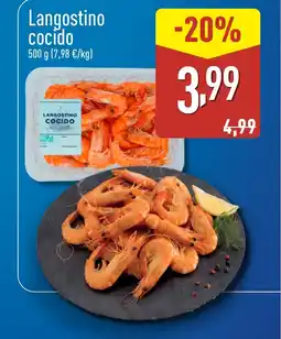 ALDI Langostino cocido oferta