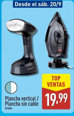 ALDI Plancha vertical/ Plancha sin cable oferta
