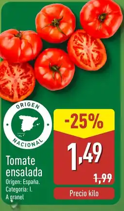 ALDI Tomate ensalada oferta