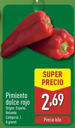 ALDI Pimiento dulce rojo oferta