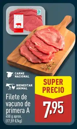 ALDI Filete de vacuno de primera oferta