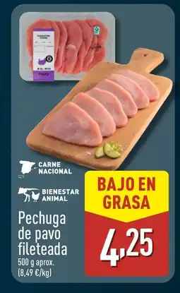 ALDI Pechuga de pavo fileteada oferta