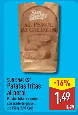 ALDI SUN SNACKS Patatas fritas al perol oferta