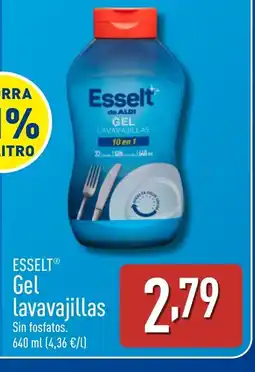 ALDI ESSELT Gel lavavajillas oferta