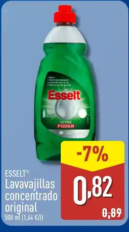 ALDI ESSELT Lavavajillas concentrado original oferta