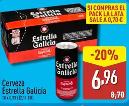 ALDI ESTRELLA GALICIA Cerveza oferta