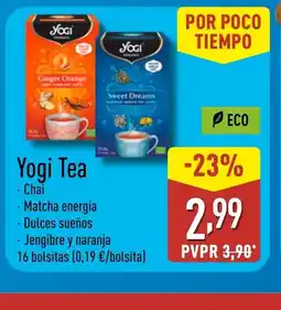 ALDI YOGI Tea oferta
