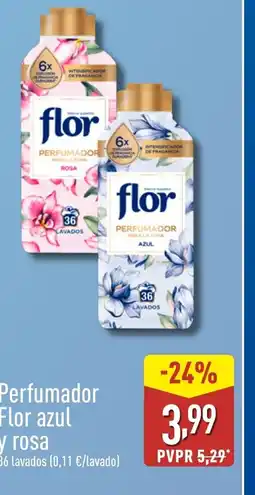 ALDI Perfumador Flor azul y rosa oferta