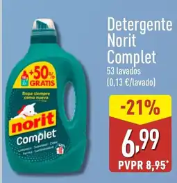 ALDI Detergente Norit Complet oferta