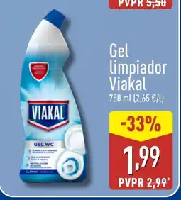 ALDI VIAKAL Gel limpiador oferta