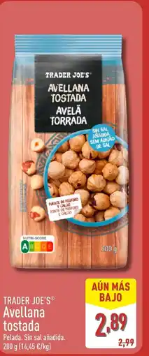 ALDI TRADER JOE'S Avellana tostada oferta