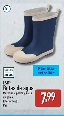 ALDI L&D Botas de agua oferta