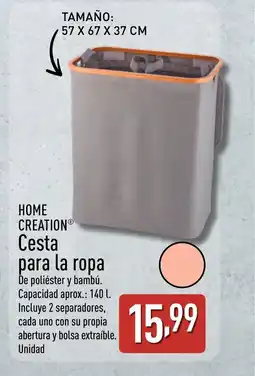 ALDI HOME CREATION Cesta para la ropa oferta