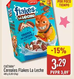 ALDI CUÉTARA Cereales Flakes La Leche oferta