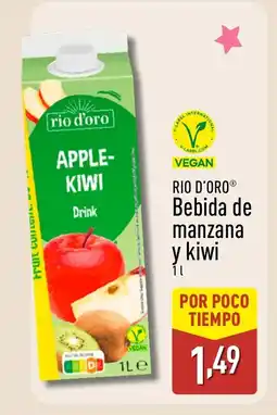 ALDI RIO D'ORO Bebida de manzana y kiwi oferta