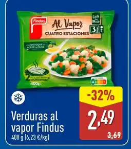ALDI FINDUS Verduras al vapor oferta