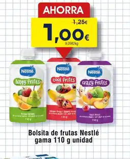 FROIZ Bolsita de frutas Nestlé gama oferta